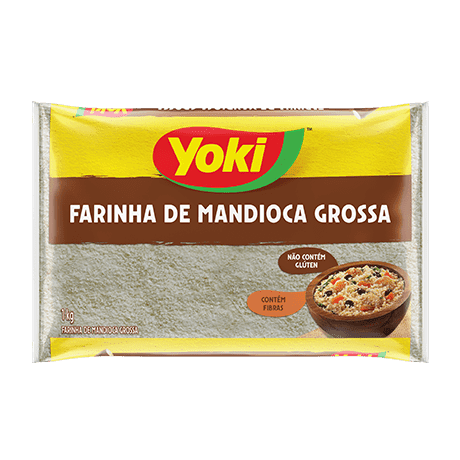 Farinha de Mandioca Grossa 1kg