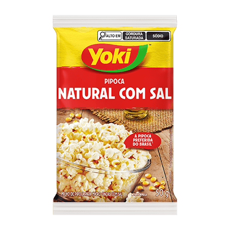 Pipoca Micro Natural Sal 50 g